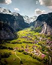 vallée de Lauterbrunnen par Niels Tichelaar Aperçu