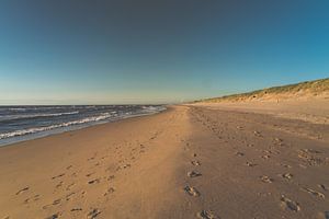 Strand im Sonnenuntergang