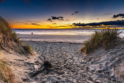 Zonsondergang bij Borssele