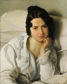 Porträt von Carolina Zucchi, Francesco Hayez