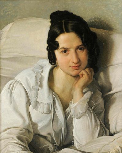 Portrait of Carolina Zucchi, Francesco Hayez