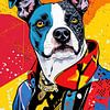 BOSTON TERRIER WPAP by robby akrim