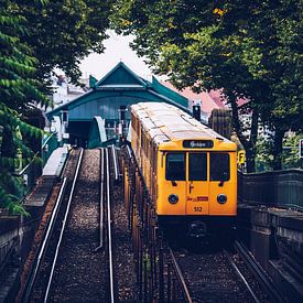 Berliner U-Bahn / Bahnhof Eberswalder Strasse von Alexander Voss