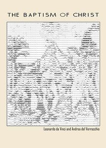 Die Taufe Christi (Ascii-Kunst)