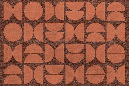 Modern Scandinavian Bauhaus Abstraction by Mad Dog Art