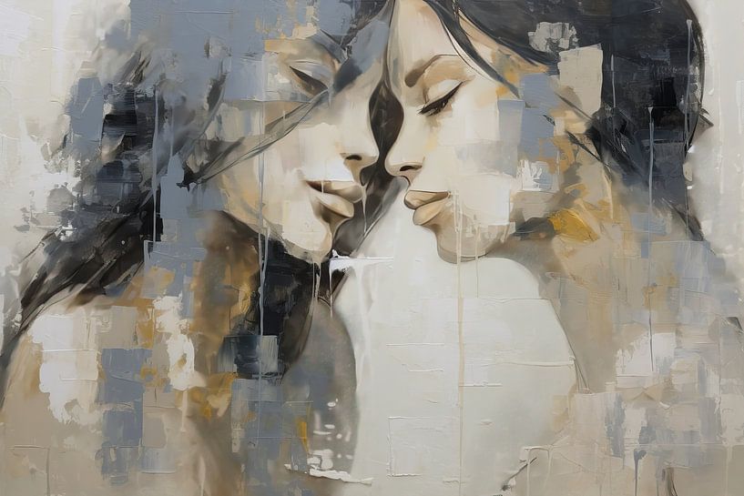 Painting Whispers of the Heart | Friendship by Eye catching paintings