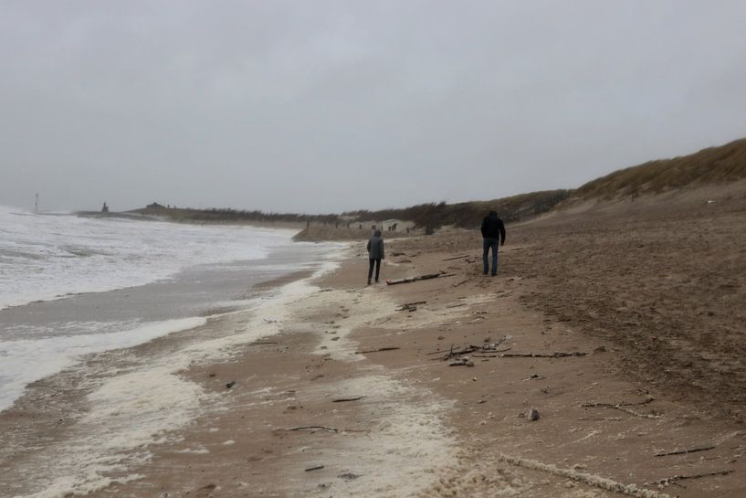 Adembenemend storm aan zee van Wendy Hilberath
