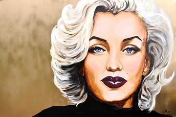 Mysterium Marilyn, Monroe Portrait von Carolina Alonso
