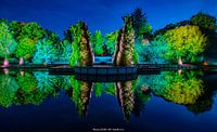 Waterpartij in de kasteeltuin