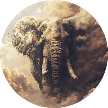 Etherische Reus | olifant van Eva Lee