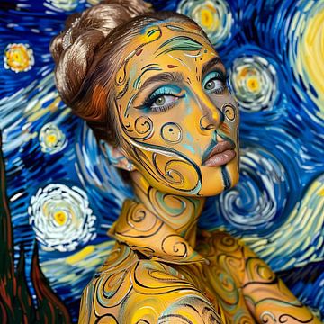 femme van Gogh sur Egon Zitter