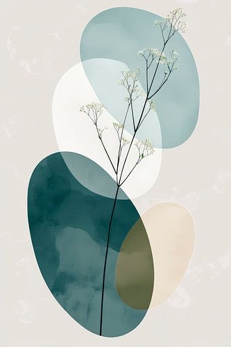 Delicate plant voor zachte kleuren