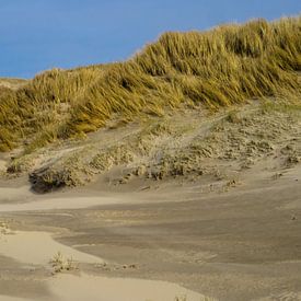 Duinen aan zee met gras van Martijn Tilroe