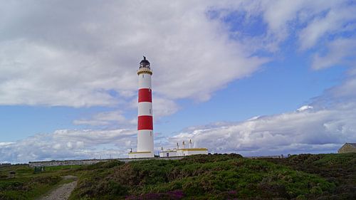 De prachtige vuurtoren van Tarbat Ness