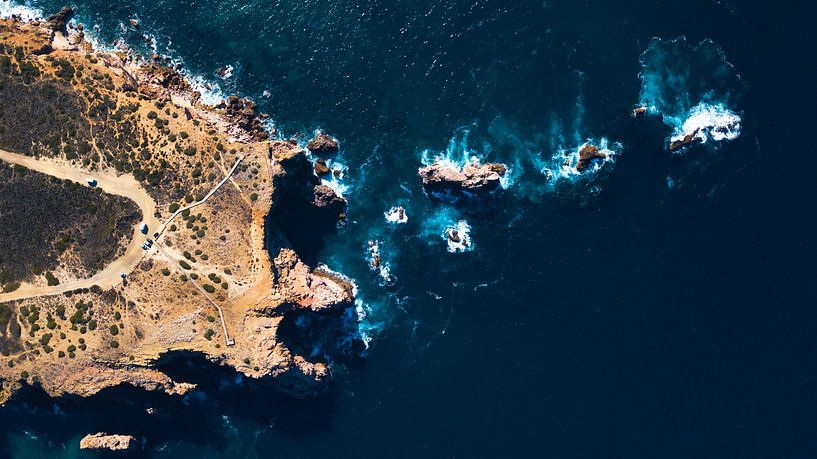 Cliffs, Algarve Portugal par Tomas Grootveld