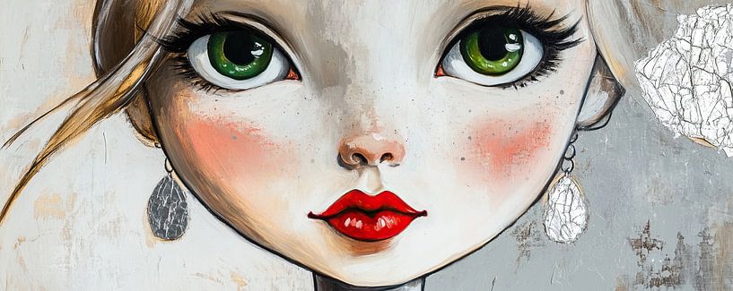 Les grands yeux par Peintures accrocheuses