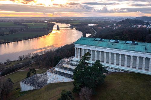 Walhalla Donaustauf near Regensburg on the Danube in Bavaria Ger