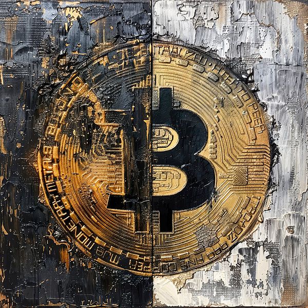 Bitcoin-Logo von PixelPrestige