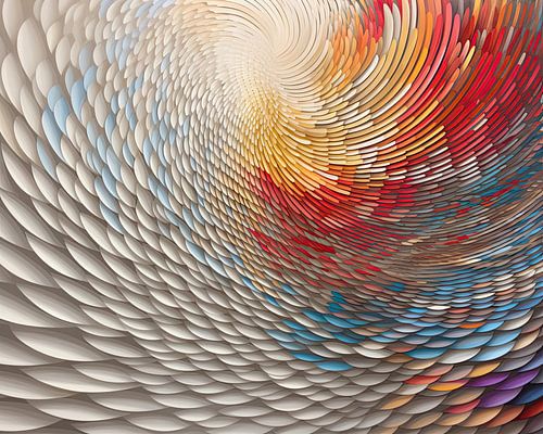 Dynamic Mandala Spectrum | Abstract Mandala Art