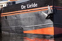 Boat "Love"detail photo color lying down