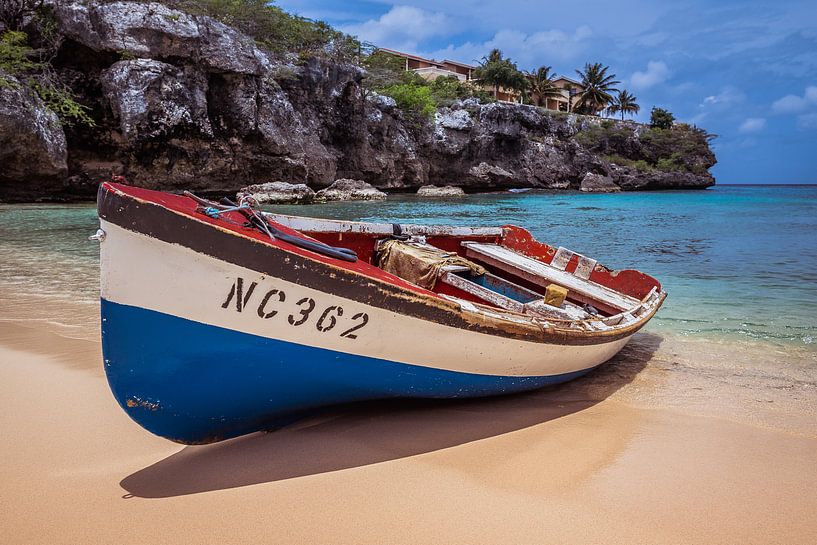 Vissersboot op Curacao by Sebastiaan van Baar