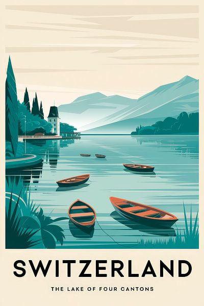 Suisse par Poster Art Shop