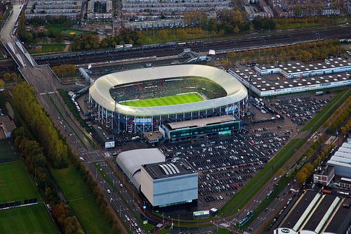 De Kuip van bovenaf gezien