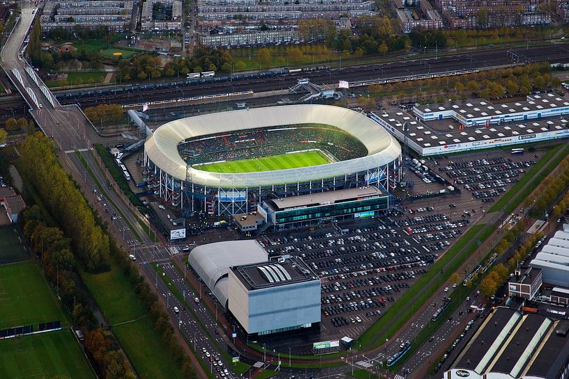 The Kuip seen from above by Anton de Zeeuw