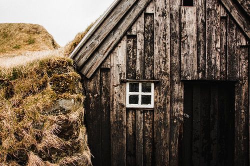 Klein typisch IJslands schuurtje