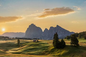 Seiser Alm in den Dolomiten von Dieter Meyrl