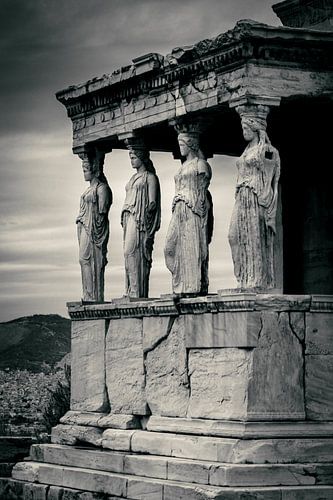 Timeless Guardians: The Caryatids of the Erechtheion (portrait format)