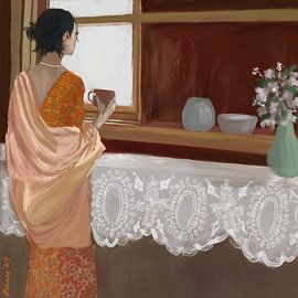 Ruhiger Blick am Morgen von Osheensgallery