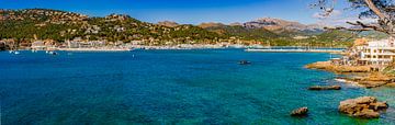 Panorama, Mallorca, Port de Andratx, Spanje Balearen van Alex Winter