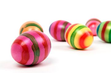 Gekleurde eieren van Marcel Mooij