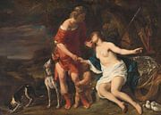 Venus und Adonis, Ferdinand Bol von Meisterhafte Meister Miniaturansicht