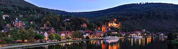 Miltenberg de nuit - Panorama sur Tom River Art