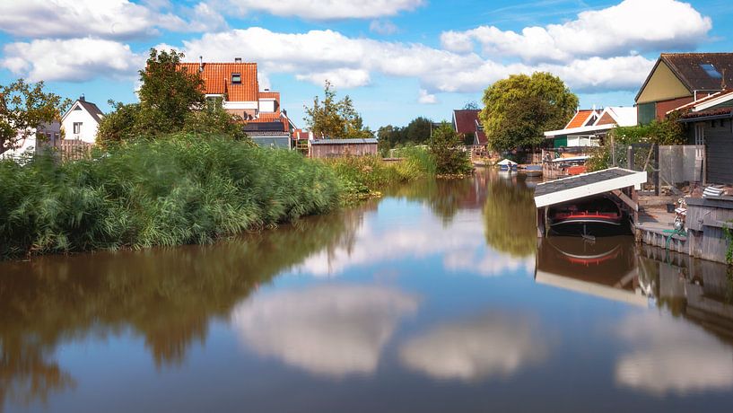 Wasser in Schermerhorn von Jan van der Knaap