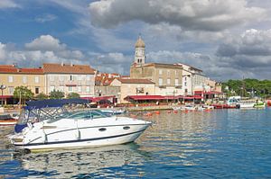 Krk Stadt auf der Insel Krk,Adria,Kroatien