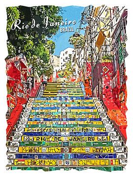 Rio de Janeiro van Printed Artings