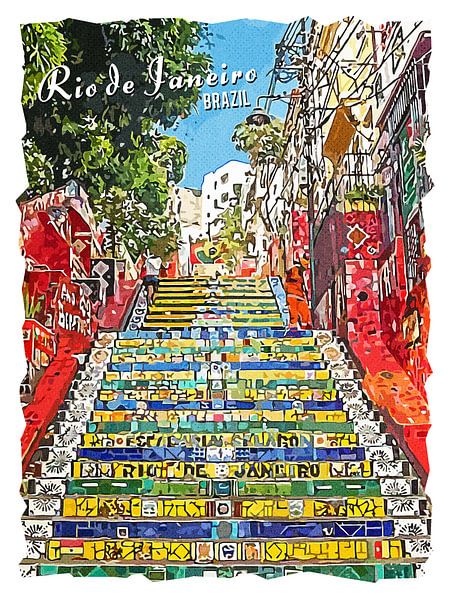 Rio de Janeiro von Printed Artings