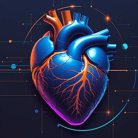 Het hart als geometrische abstractie van Liona Toussaint