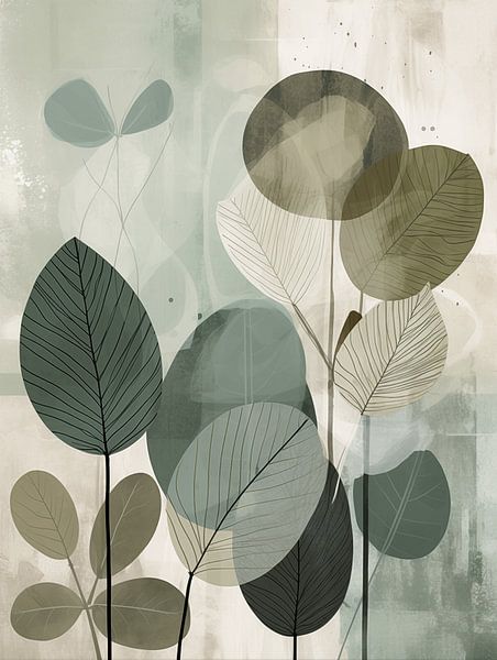 Botanische Atmosphäre von Schwarzer Kaffee
