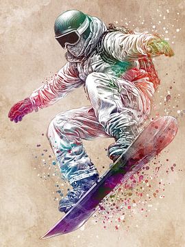 Snowboard Sport Kunst #snowboard