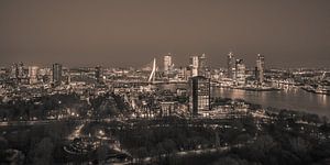 Rotterdam le soir (sépia)