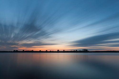 Latest light over the Netherlands