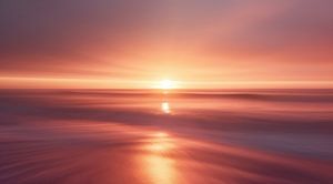 Sonnenuntergang über dem Mittelmeer