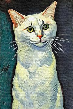 Van Gogh cat Part 2 by Maud De Vries
