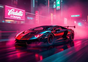 Lamborghini Sesto Elemento Neon 6