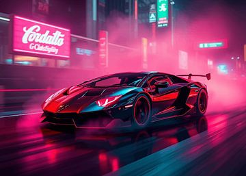 Lamborghini Sesto Elemento Neon 6 van MIROKKU