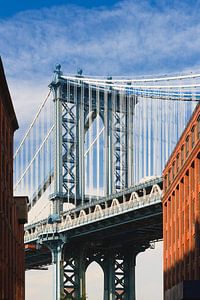 Manhattan Bridge, Brooklyn, New York City von Henk Meijer Photography